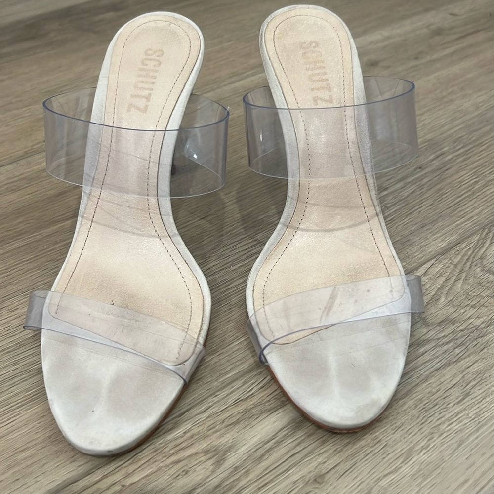 Clear heels size 7